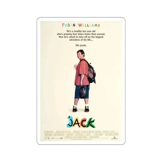 Jack 1996 Movie Poster STICKER Vinyl Die-Cut Decal 6 Inch - The Sticker Space