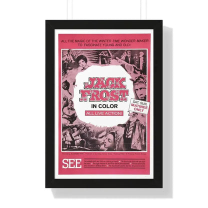 JACK FROST 1964 - Framed Movie Poster 16″ x 24″ Black - The Sticker Space