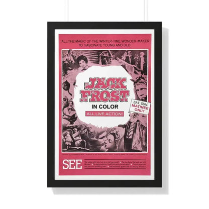 JACK FROST 1964 - Framed Movie Poster 20" x 30" Black - The Sticker Space