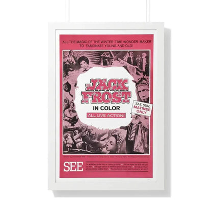 JACK FROST 1964 - Framed Movie Poster 20" x 30" White - The Sticker Space