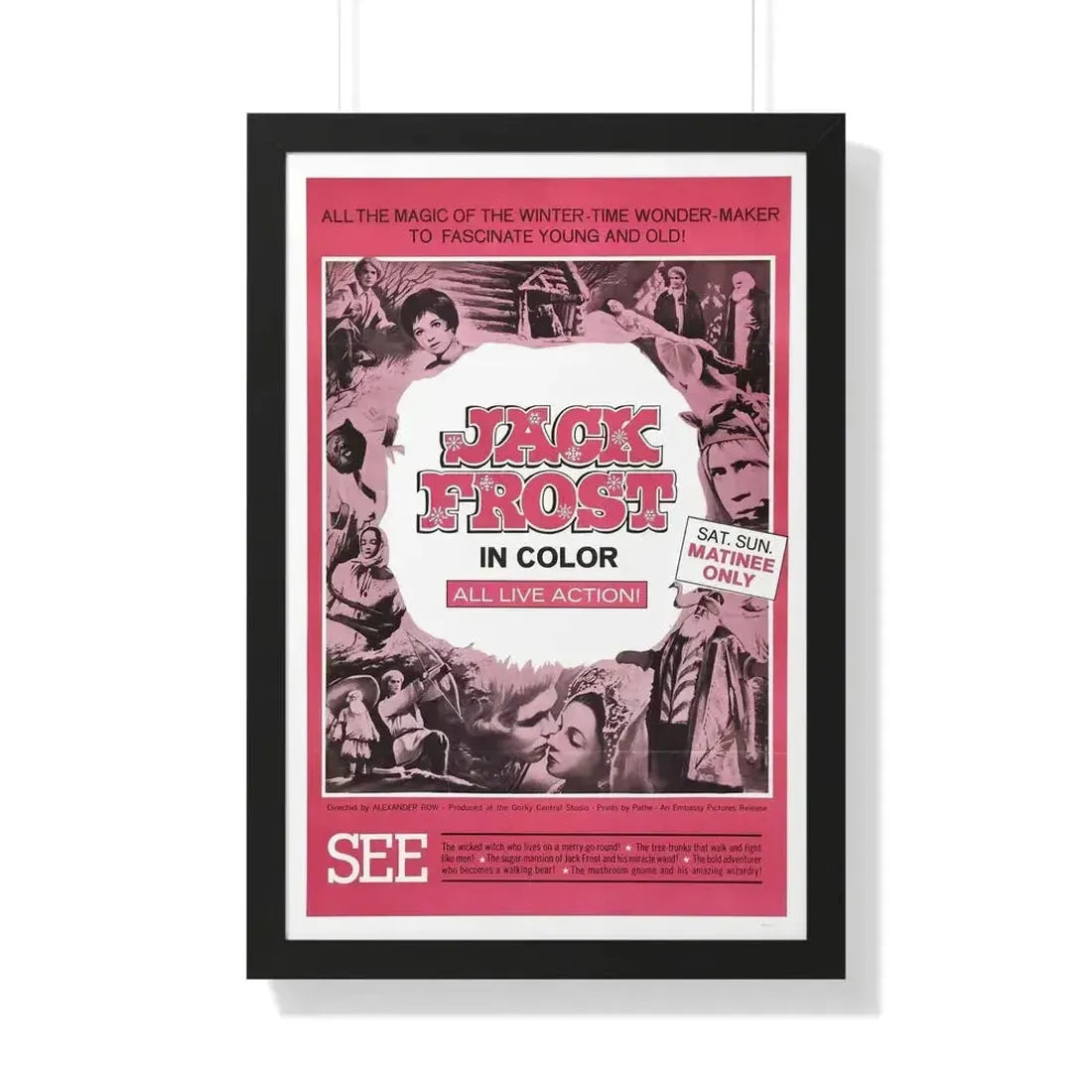 JACK FROST 1964 - Framed Movie Poster - The Sticker Space