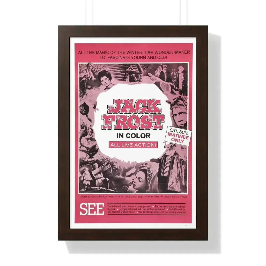 JACK FROST 1964 - Framed Movie Poster - The Sticker Space