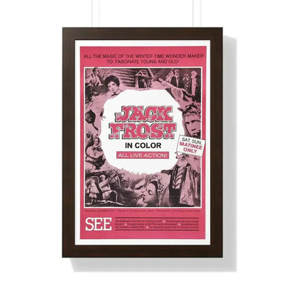 JACK FROST 1964 - Framed Movie Poster - The Sticker Space
