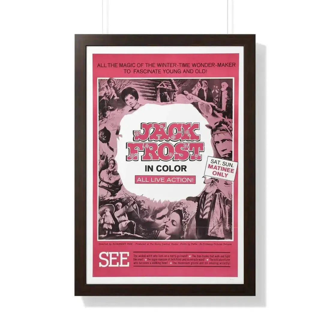 JACK FROST 1964 - Framed Movie Poster - The Sticker Space