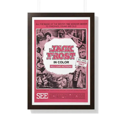 JACK FROST 1964 - Framed Movie Poster - The Sticker Space