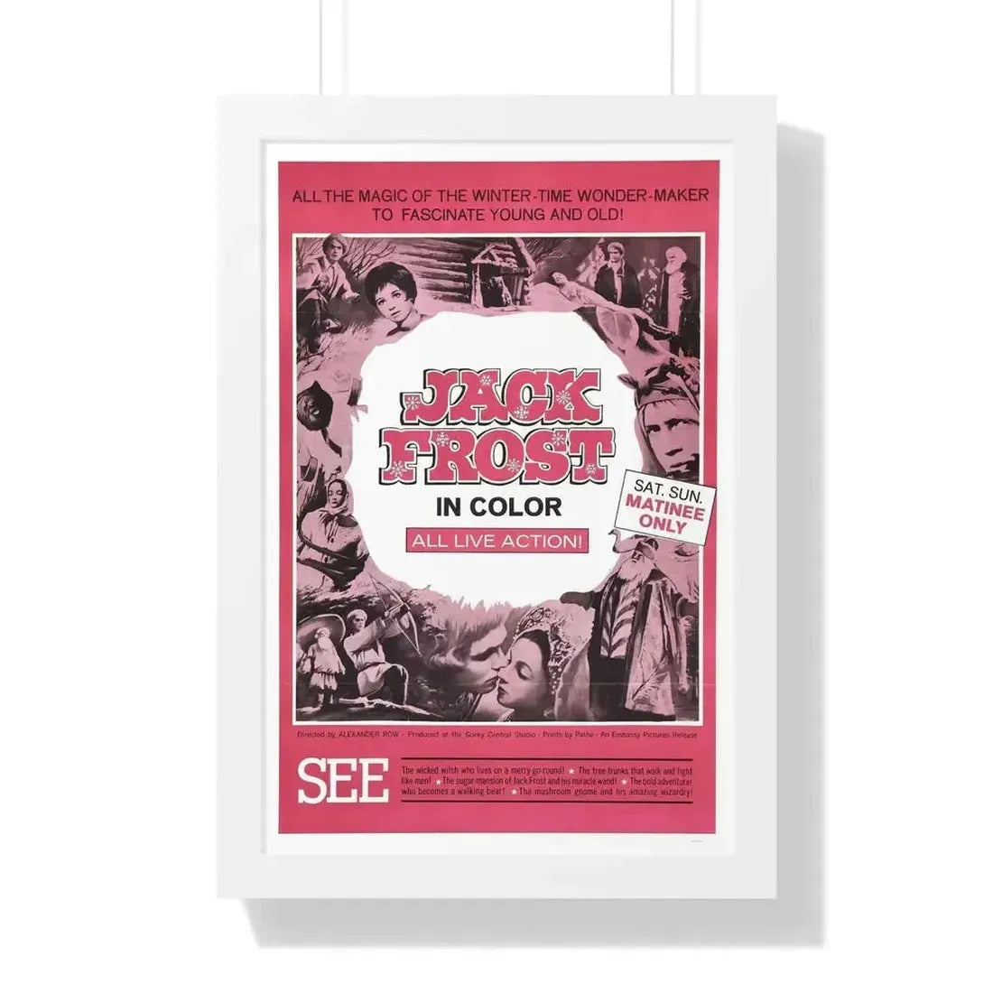 JACK FROST 1964 - Framed Movie Poster - The Sticker Space