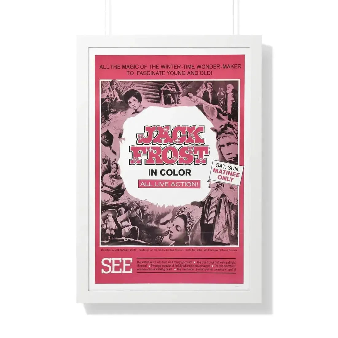 JACK FROST 1964 - Framed Movie Poster - The Sticker Space