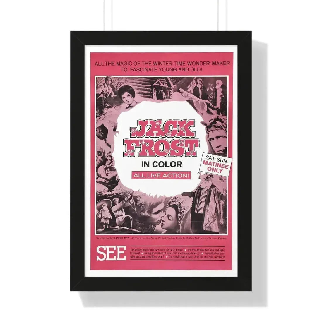 JACK FROST 1964 - Framed Movie Poster - The Sticker Space