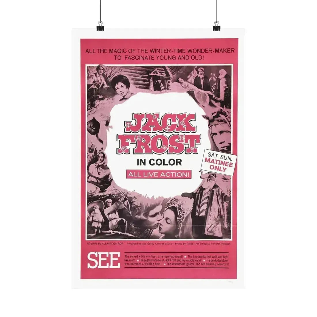 JACK FROST 1964 - Paper Movie Poster 16″ x 24″ Matte - The Sticker Space