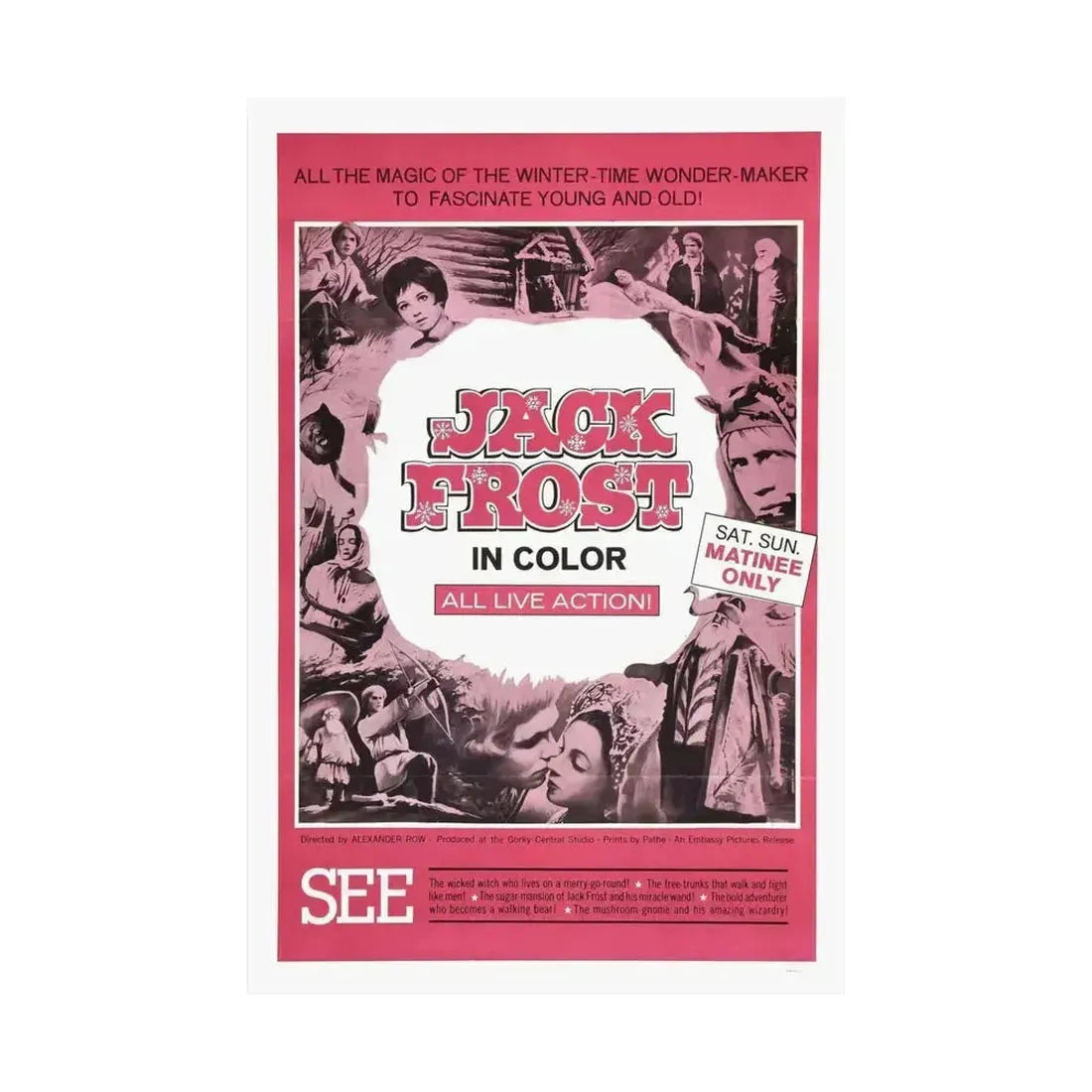 JACK FROST 1964 - Paper Movie Poster - The Sticker Space