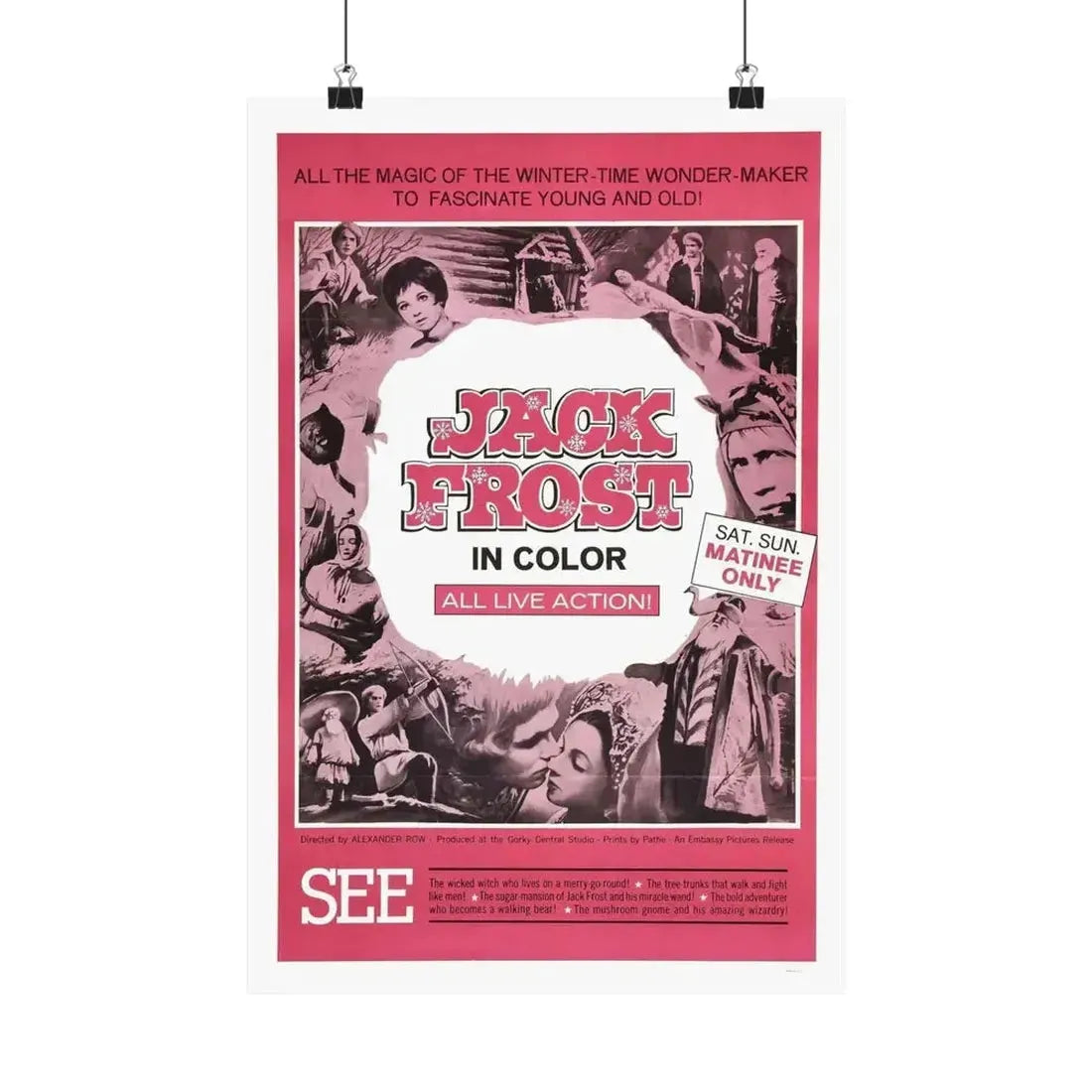 JACK FROST 1964 - Paper Movie Poster - The Sticker Space