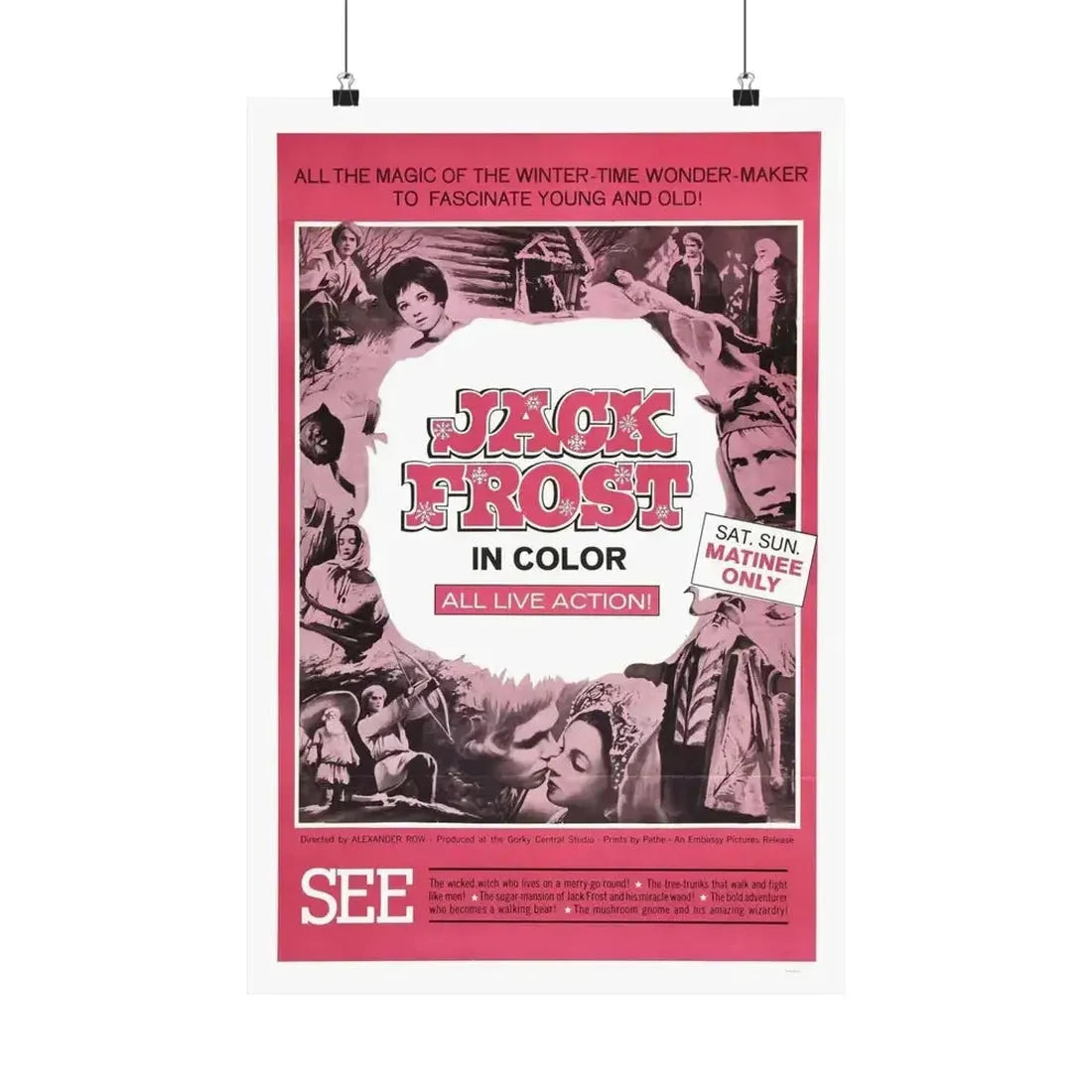 JACK FROST 1964 - Paper Movie Poster - The Sticker Space