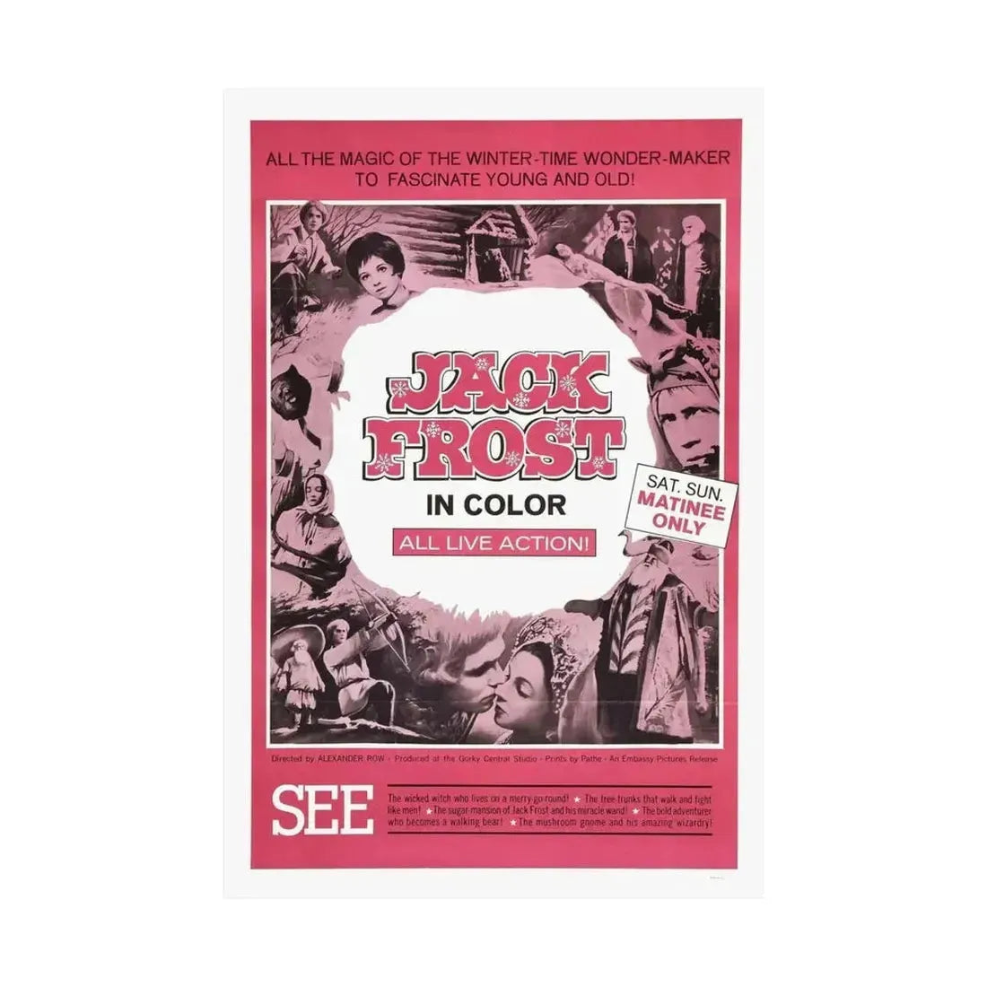 JACK FROST 1964 - Paper Movie Poster - The Sticker Space