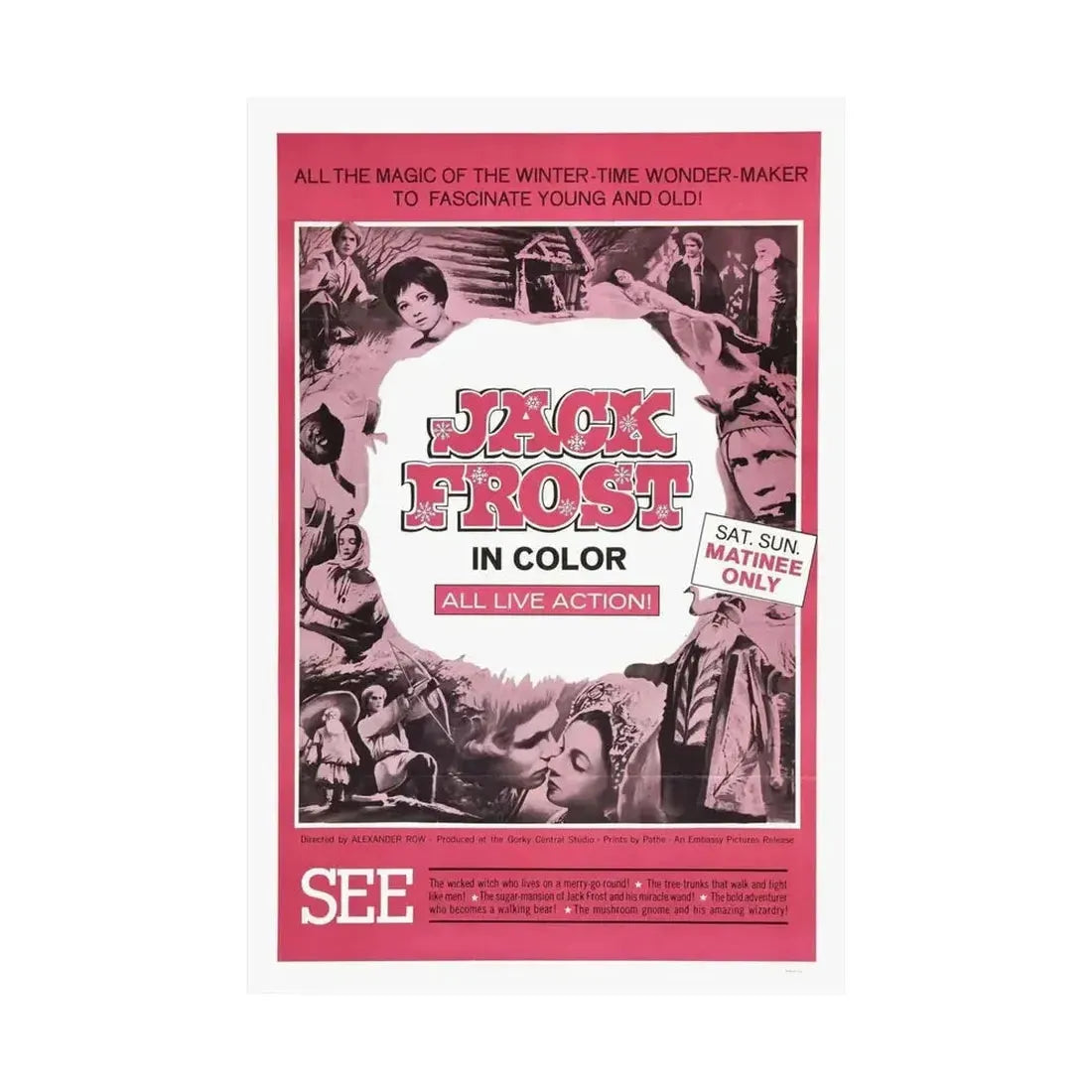 JACK FROST 1964 - Paper Movie Poster - The Sticker Space