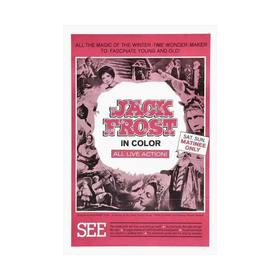 JACK FROST 1964 - Paper Movie Poster - The Sticker Space