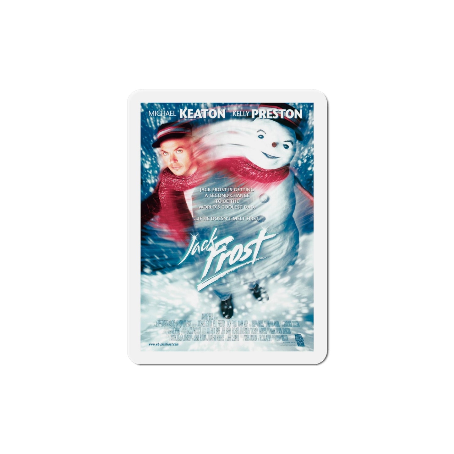 Jack Frost 1998 Movie Poster Die-Cut Magnet-5" x 5"-The Sticker Space