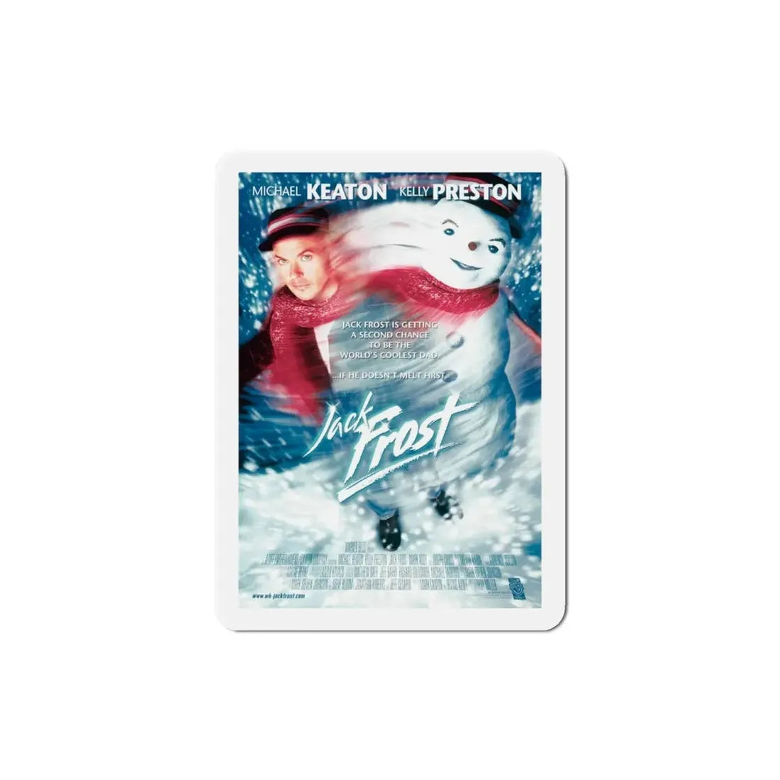 Jack Frost 1998 Movie Poster Refrigerator Magnet - The Sticker Space