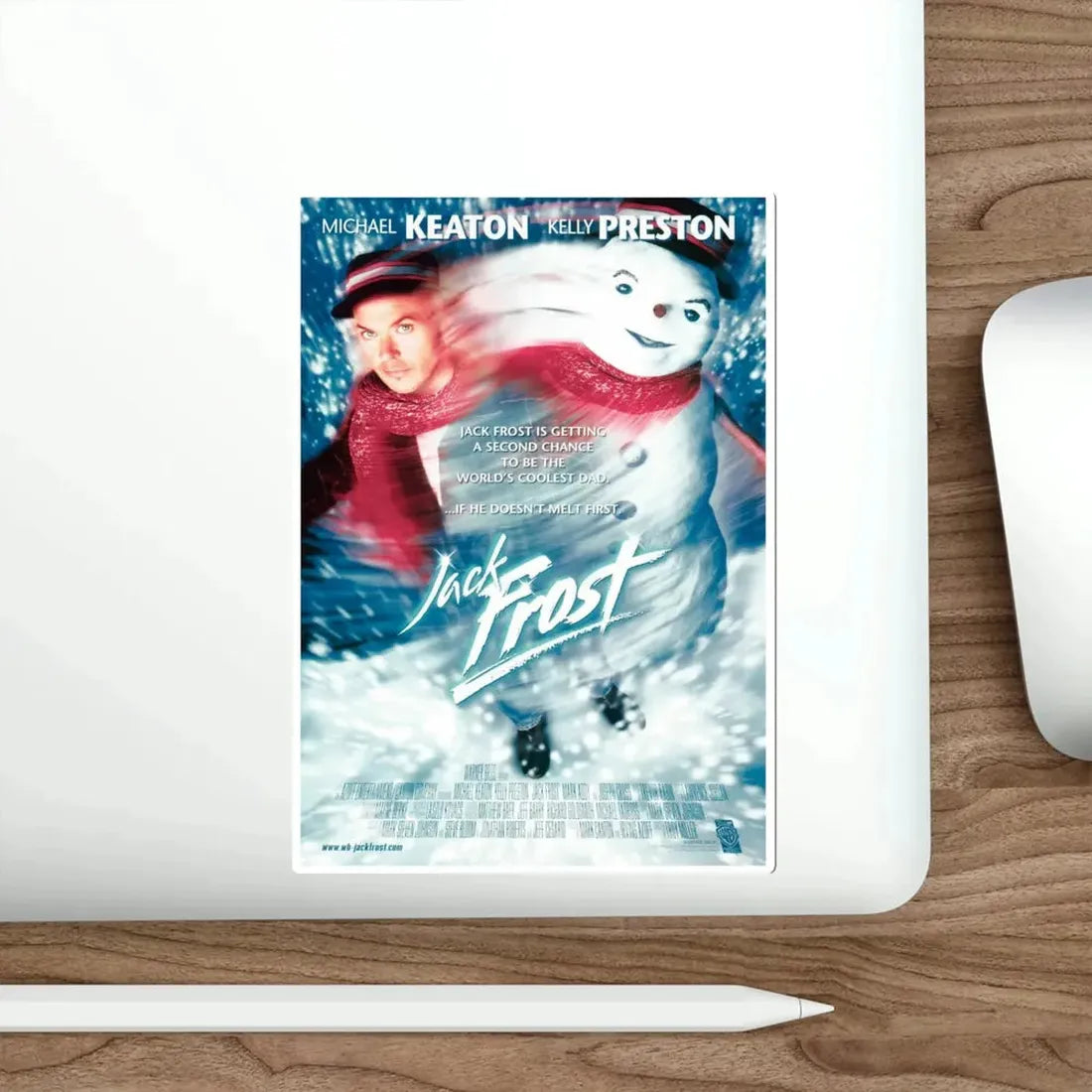 Jack Frost 1998 Movie Poster STICKER Vinyl Die-Cut Decal - The Sticker Space