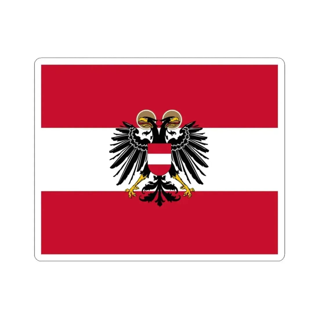 Jack of Austria 1936-1938 (Austria) STICKER Vinyl Kiss-Cut Decal 3 Inch White - The Sticker Space