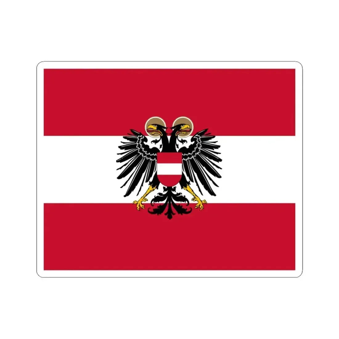 Jack of Austria 1936-1938 (Austria) STICKER Vinyl Kiss-Cut Decal 4 Inch White - The Sticker Space