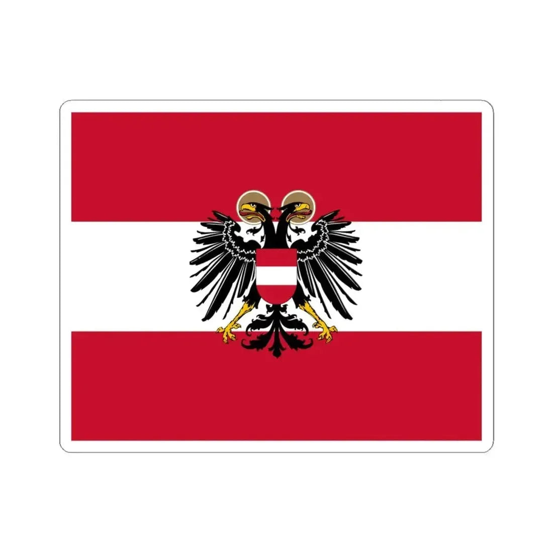 Jack of Austria 1936-1938 (Austria) STICKER Vinyl Kiss-Cut Decal 6 Inch White - The Sticker Space