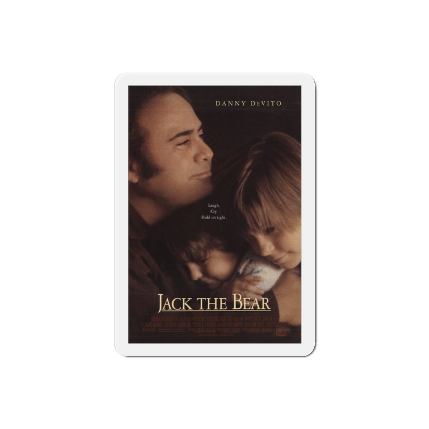 Jack the Bear 1993 Movie Poster Die-Cut Magnet-2" x 2"-The Sticker Space