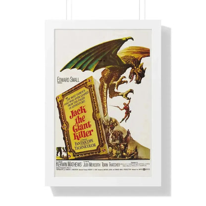 JACK THE GIANT KILLER 1962 - Framed Movie Poster 16″ x 24″ White - The Sticker Space