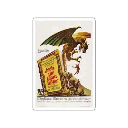 JACK THE GIANT KILLER 1962 Movie Poster STICKER Vinyl Die-Cut Decal 5 Inch - The Sticker Space