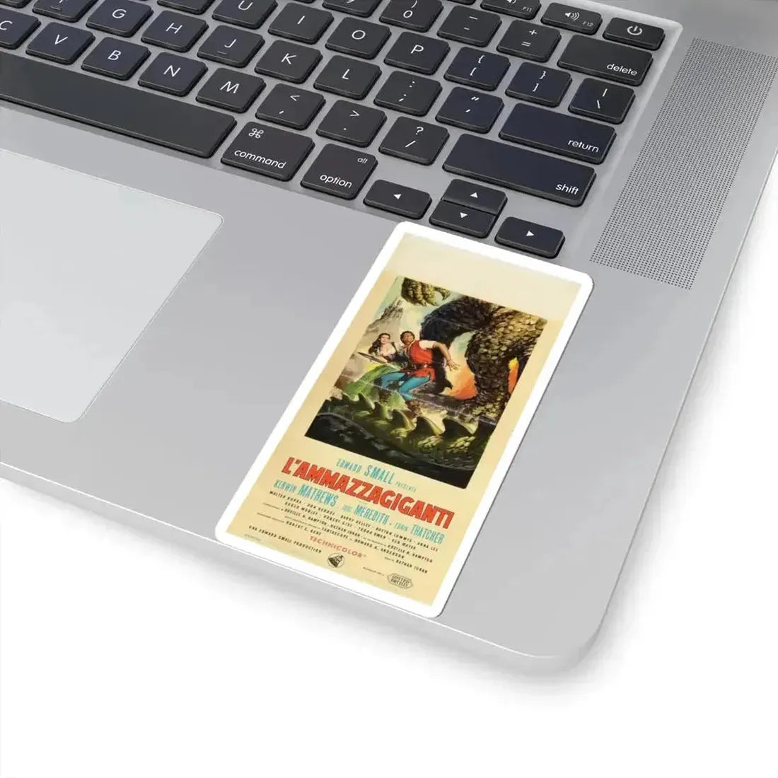 JACK THE GIANT KILLER (ITALIAN) 1962 Movie Poster - STICKER Vinyl Kiss-Cut Decal - The Sticker Space