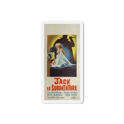 JACK THE RIPPER (ITALIAN) 1959 Movie Poster - Refrigerator Magnet 6 Inch Die-Cut - The Sticker Space