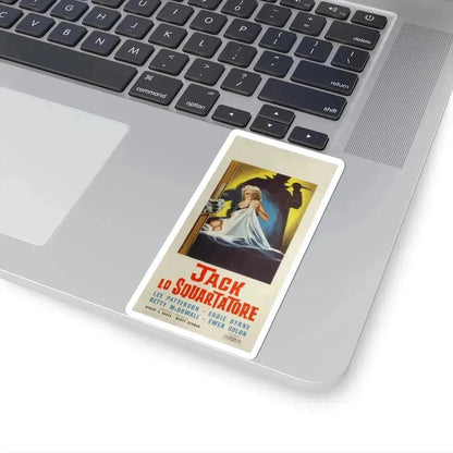 JACK THE RIPPER (ITALIAN) 1959 Movie Poster - STICKER Vinyl Kiss-Cut Decal - The Sticker Space