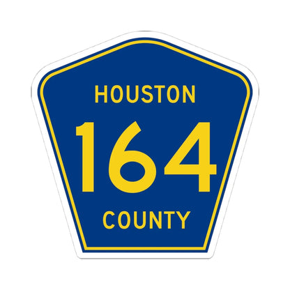Jackson County 164 (Florida) (Road Sign) STICKER Vinyl Kiss-Cut Decal 4 Inch White - The Sticker Space