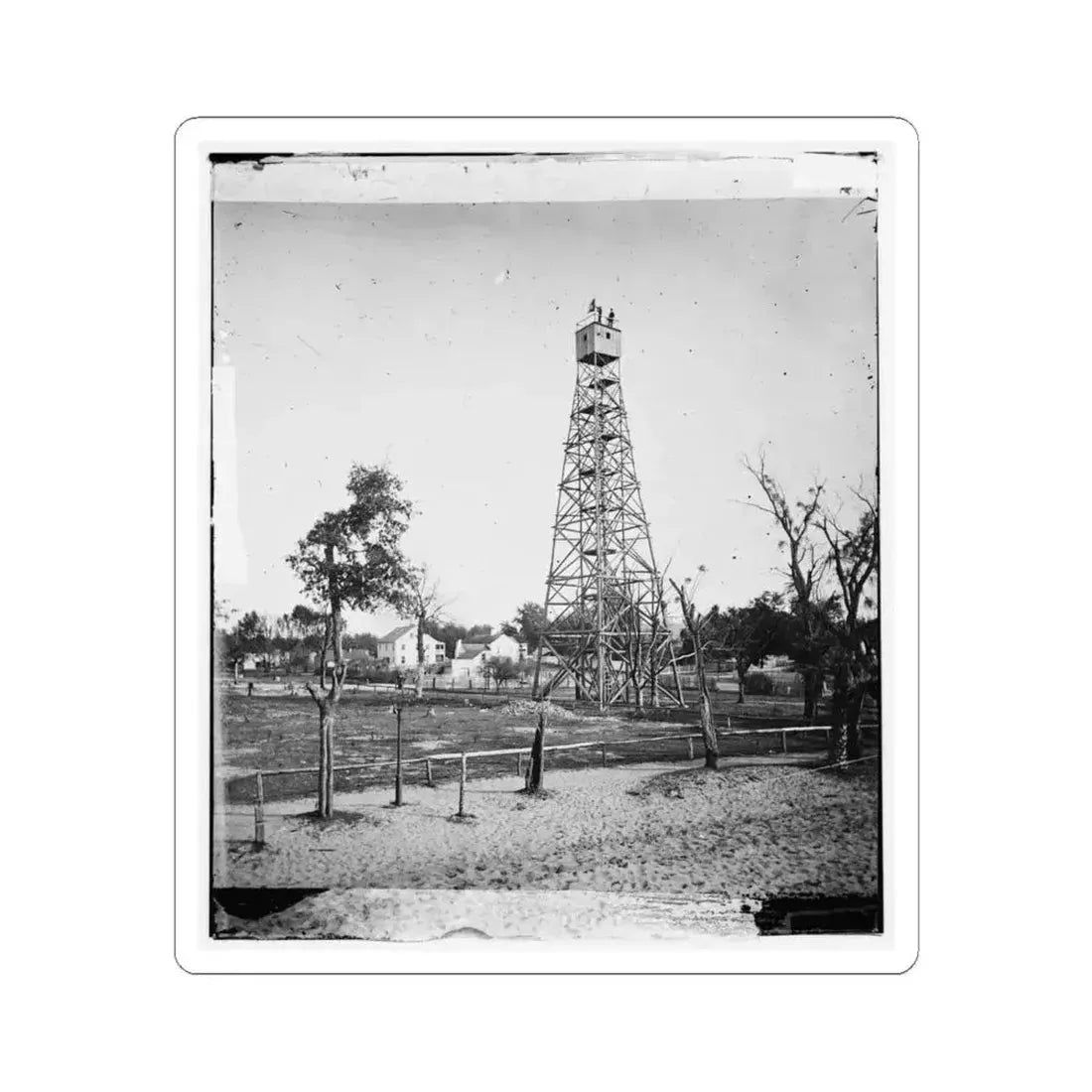 Jacksonville, Fla.  Signal Tower (U.S. Civil War) STICKER Vinyl Kiss-Cut Decal 6 Inch White - The Sticker Space