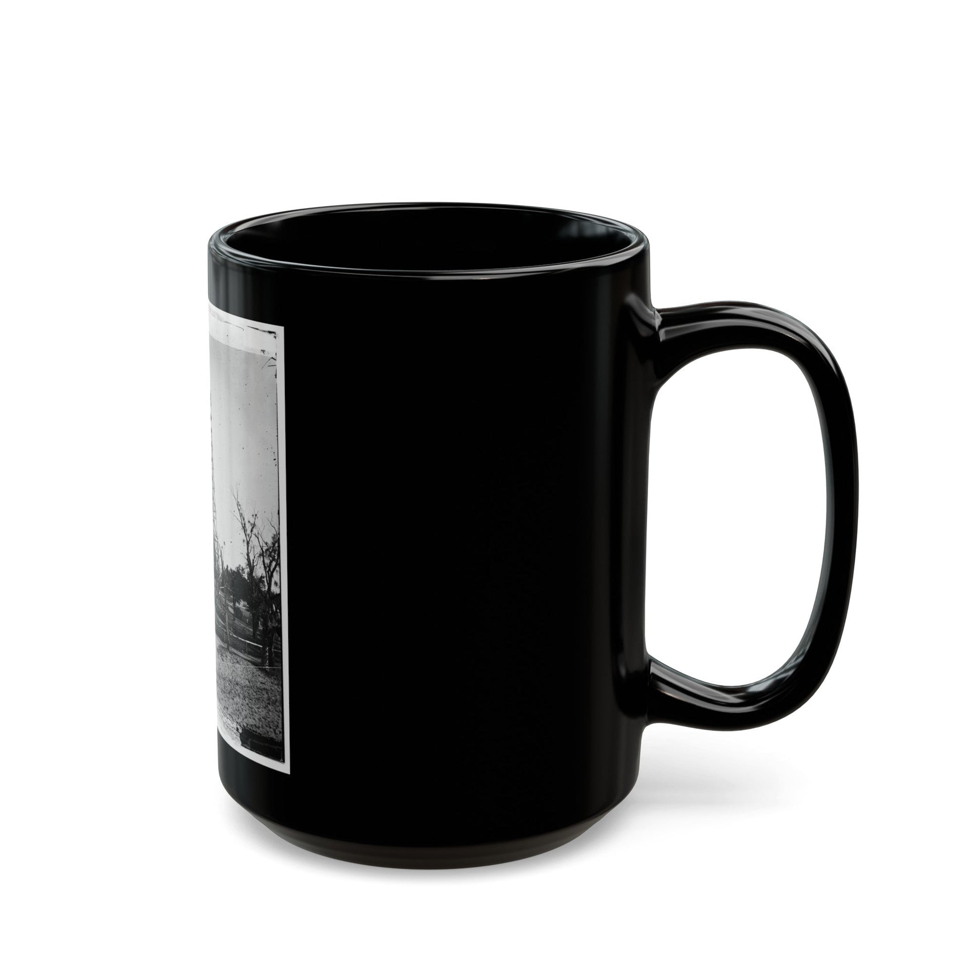 Jacksonville, Fla. Signal Tower (U.S. Civil War) Black Coffee Mug-The Sticker Space