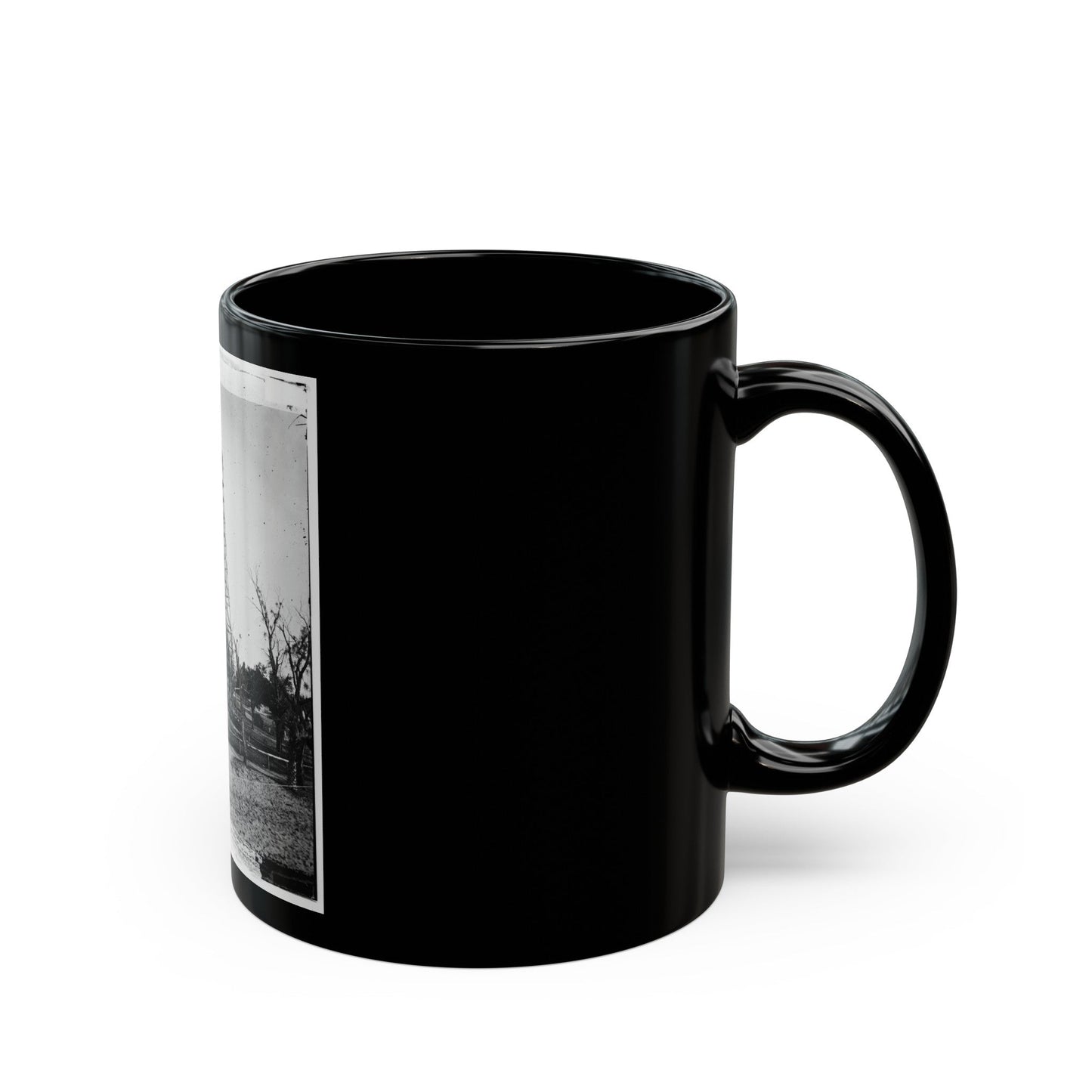 Jacksonville, Fla. Signal Tower (U.S. Civil War) Black Coffee Mug-The Sticker Space