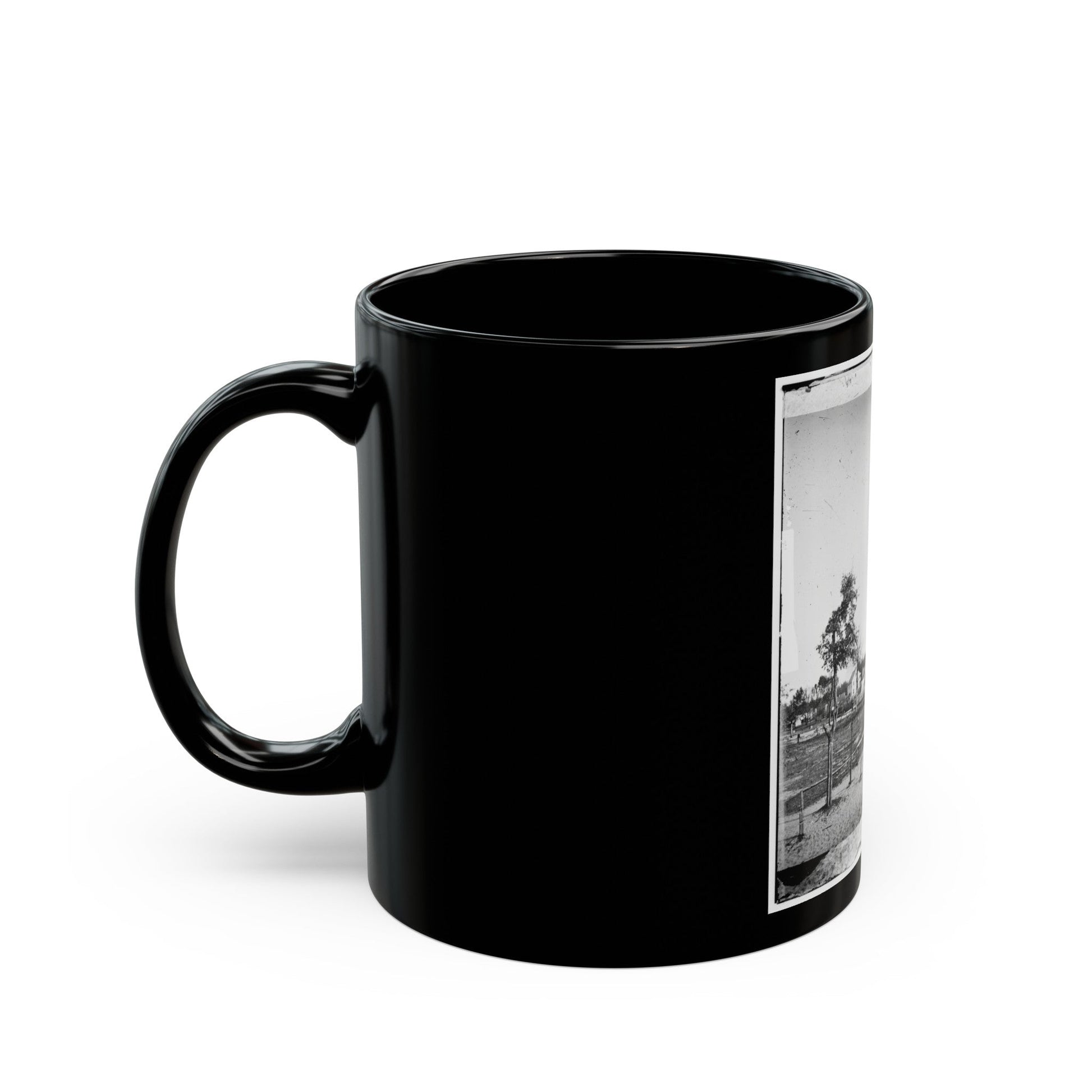 Jacksonville, Fla. Signal Tower (U.S. Civil War) Black Coffee Mug-The Sticker Space