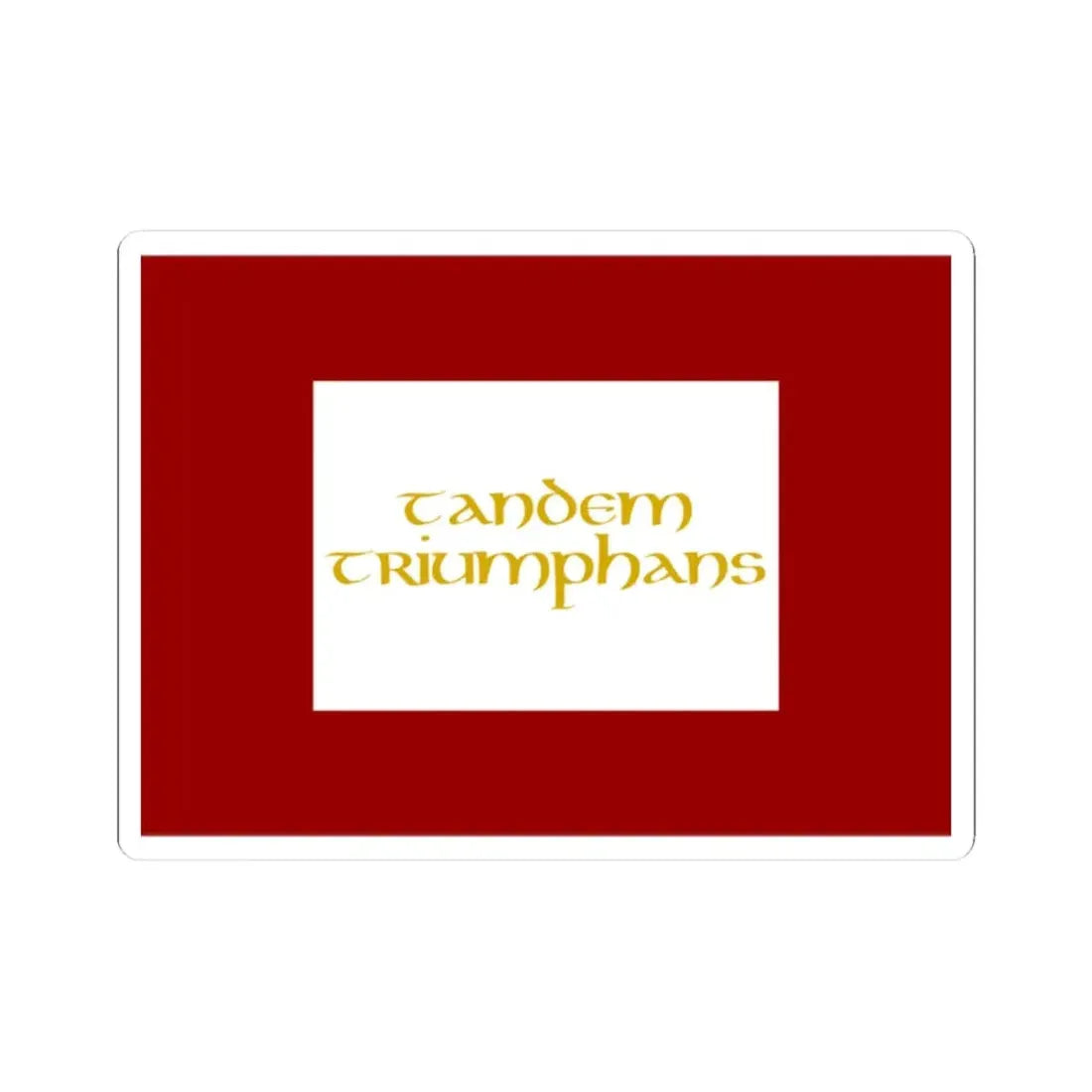 Jacobite Standard 1745 (Ireland) STICKER Vinyl Kiss-Cut Decal 2 Inch White - The Sticker Space