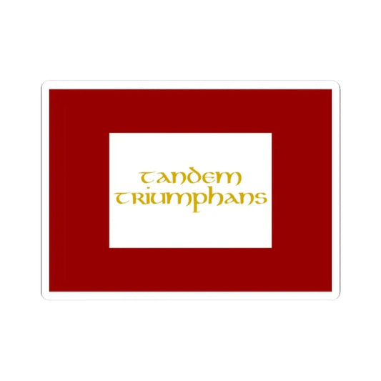 Jacobite Standard 1745 (Ireland) STICKER Vinyl Kiss-Cut Decal 2 Inch White - The Sticker Space