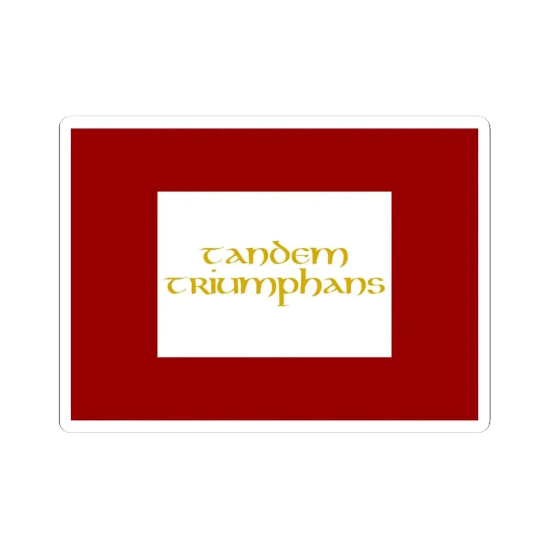 Jacobite Standard 1745 (Ireland) STICKER Vinyl Kiss-Cut Decal 3 Inch White - The Sticker Space