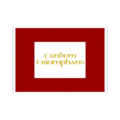 Jacobite Standard 1745 (Ireland) STICKER Vinyl Kiss-Cut Decal 3 Inch White - The Sticker Space