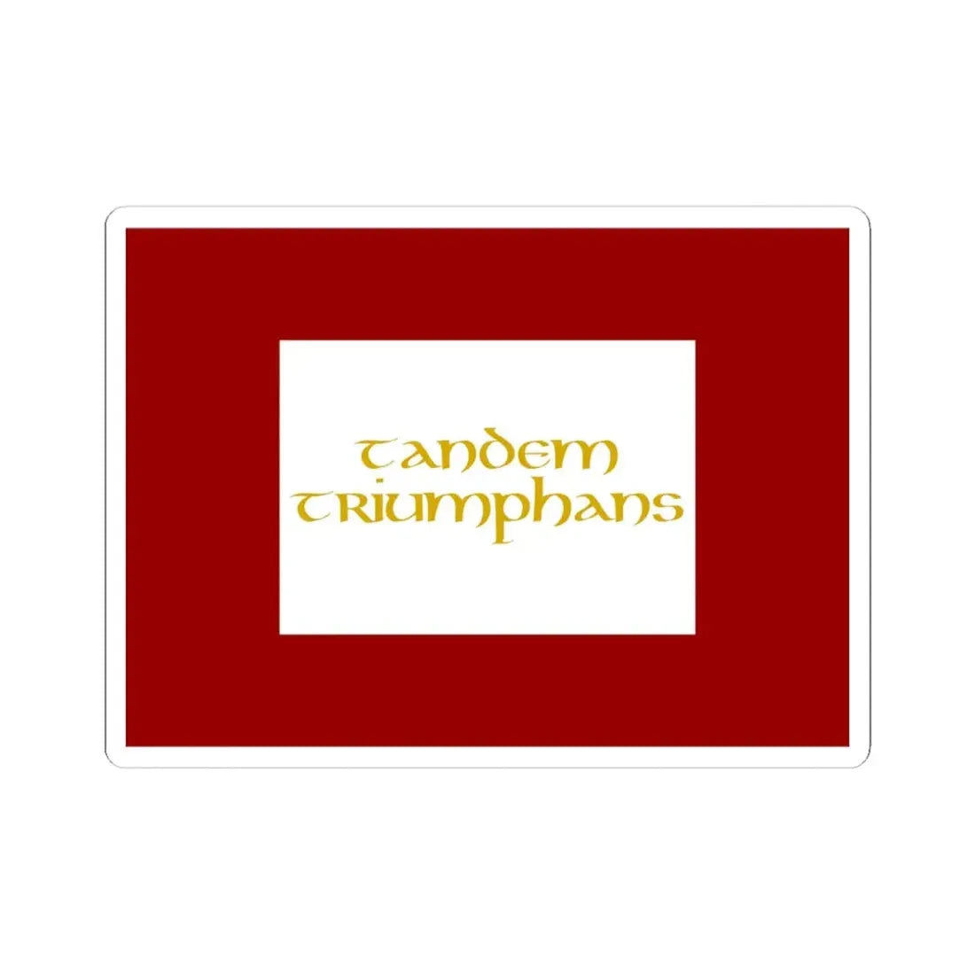 Jacobite Standard 1745 (Ireland) STICKER Vinyl Kiss-Cut Decal 4 Inch White - The Sticker Space