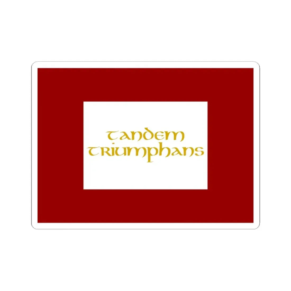 Jacobite Standard 1745 (Ireland) STICKER Vinyl Kiss-Cut Decal 6 Inch White - The Sticker Space