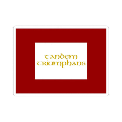 Jacobite Standard 1745 (Ireland) STICKER Vinyl Kiss-Cut Decal 6 Inch White - The Sticker Space