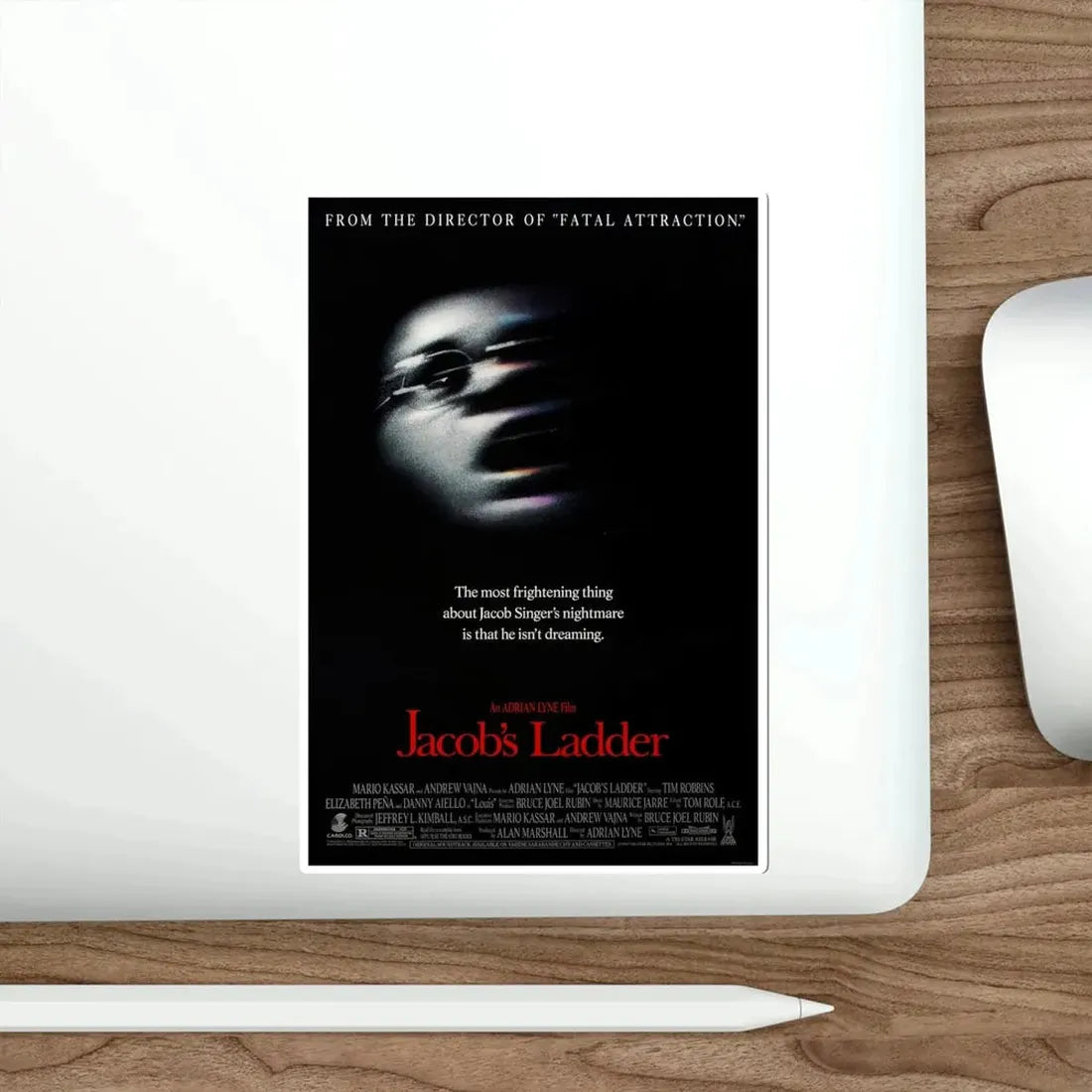 Jacobs Ladder 1990 Movie Poster STICKER Vinyl Die-Cut Decal - The Sticker Space