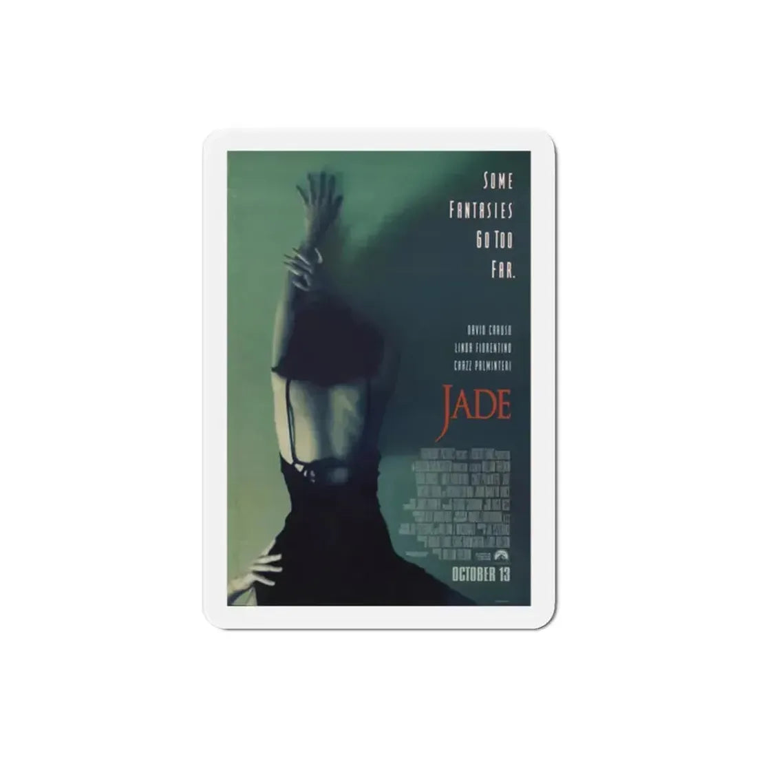 Jade 1995 Movie Poster Refrigerator Magnet 2 Inch - The Sticker Space