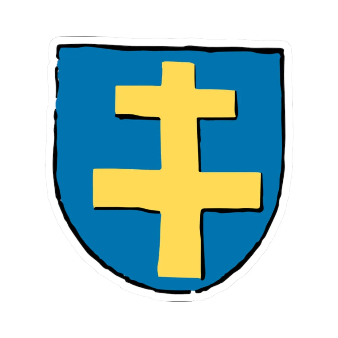 Jagajła Bojča. Ягайла Бойча XV (Poland) (Coat of Arms) STICKER Vinyl Kiss-Cut Decal 2 Inch White - The Sticker Space