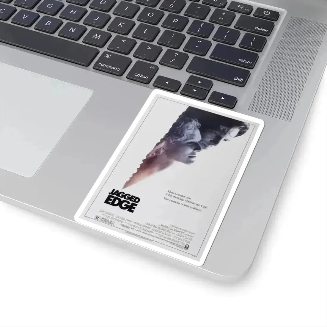 Jagged Edge 1985 Movie Poster - STICKER Vinyl Kiss-Cut Decal - The Sticker Space