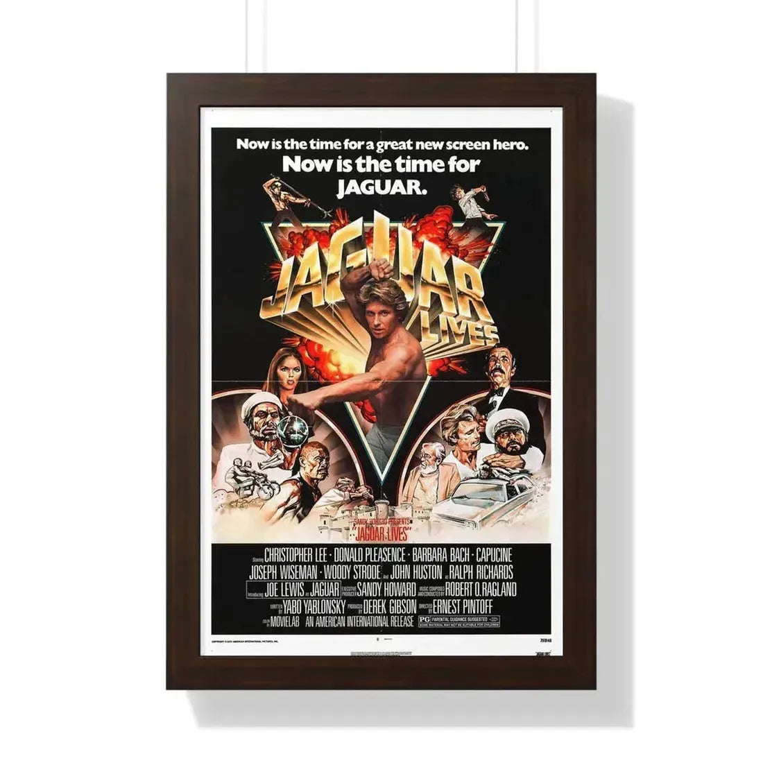 JAGUAR LIVES 1979 - Framed Movie Poster - The Sticker Space