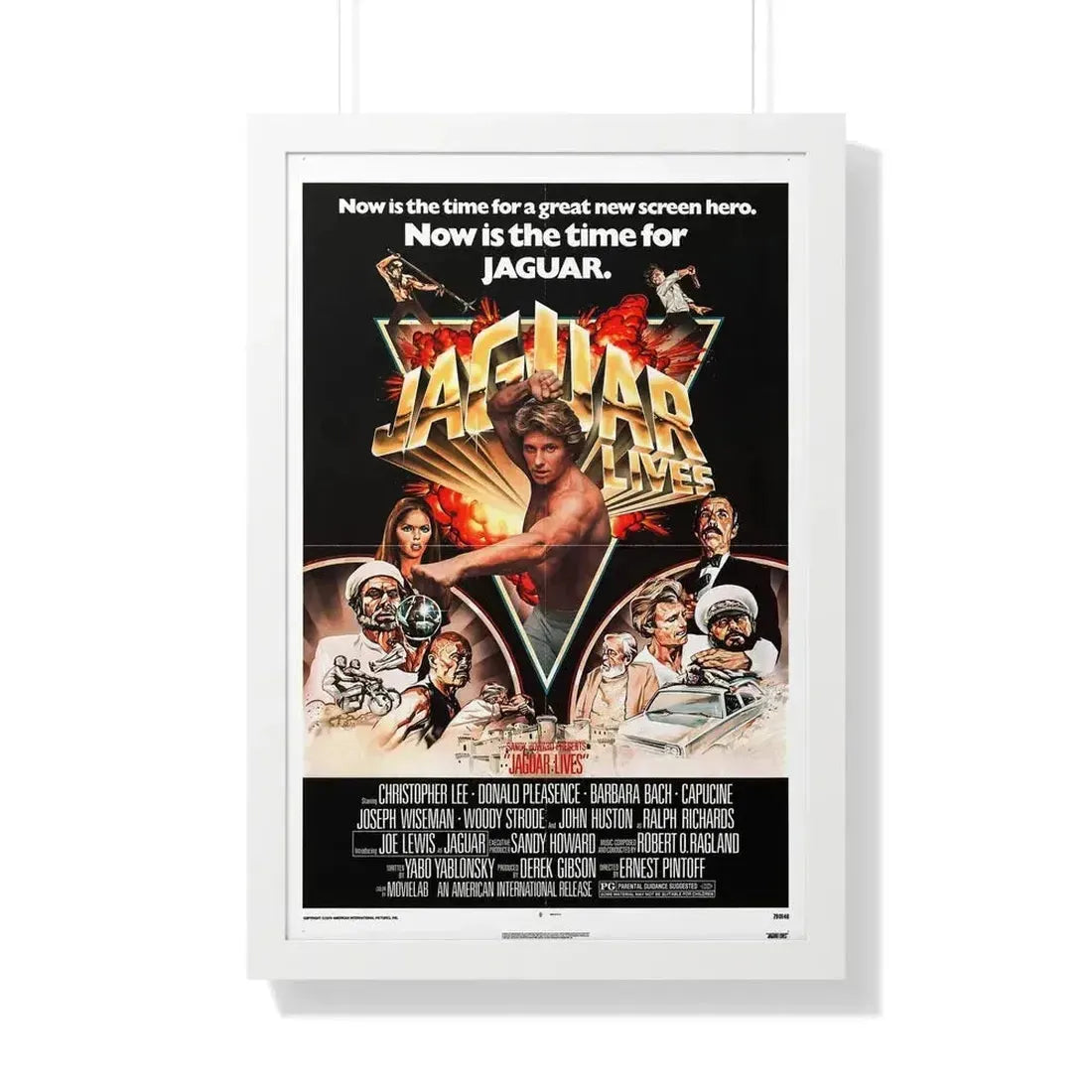 JAGUAR LIVES 1979 - Framed Movie Poster - The Sticker Space