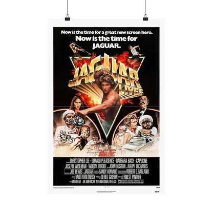 JAGUAR LIVES 1979 - Paper Movie Poster 16″ x 24″ Matte - The Sticker Space